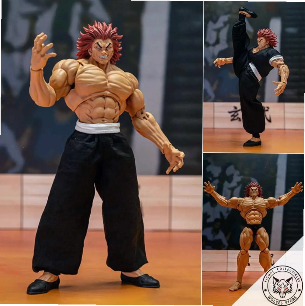 Full bộ phụ kiện đi kèm mô hình Yujiro Hanma