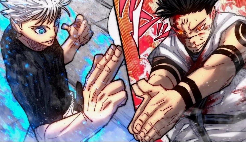 Gojo và Sukuna chuẩn bị giao chiến trong manga Jujutsu Kaisen
