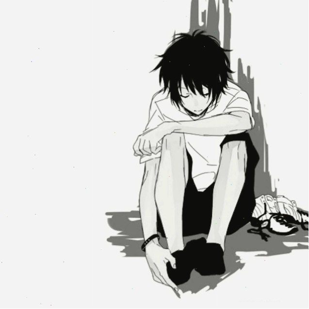 Hình ảnh anime buồn đen trắng mang vẻ đẹp đặc biệt và gợi nhớ ký ức