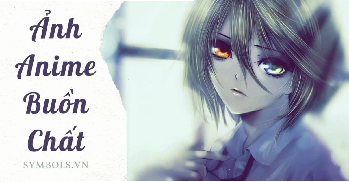 Hình ảnh anime buồn với nét vẽ tinh tế và màu sắc u tối