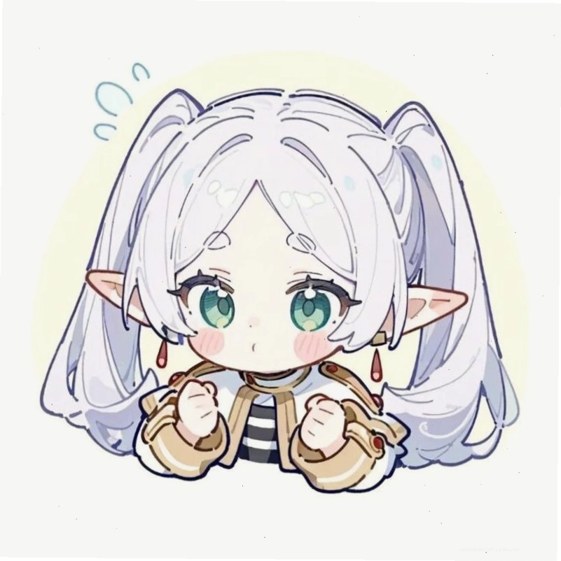 Hình ảnh anime chibi cô gái với đôi mắt to tròn và nụ cười rạng rỡ