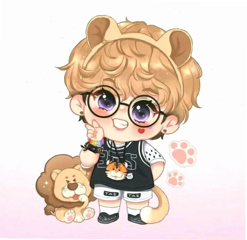 Hình ảnh anime nam cute chibi đang cười