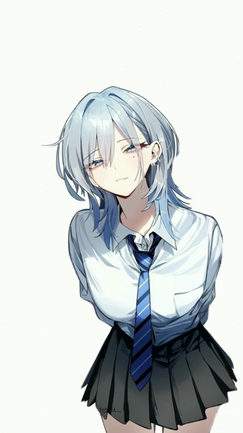 Hình ảnh anime nữ đẹp, xinh gái với phong thái cool ngầu