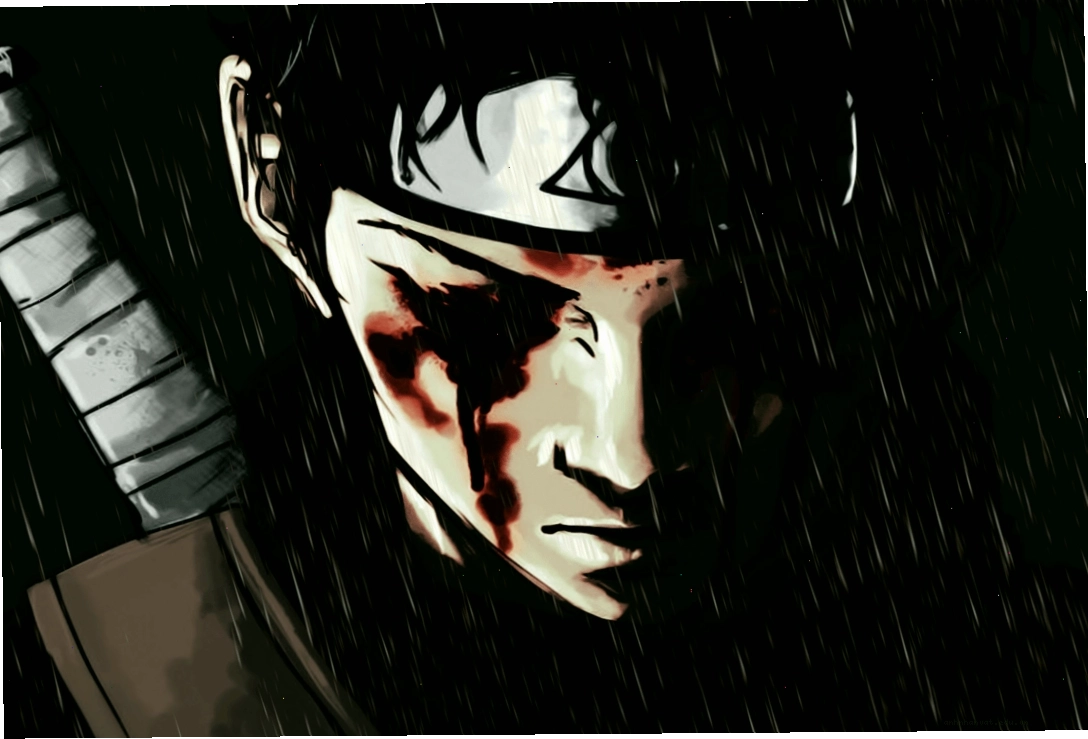 Hình ảnh cận cảnh đôi mắt Sharingan của Shisui