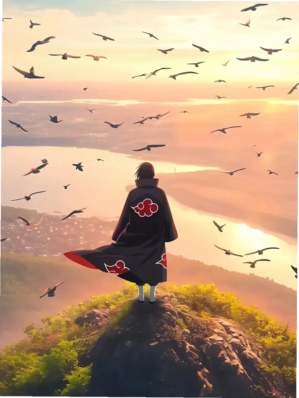 Hình ảnh Itachi Uchiha với nụ cười hiếm hoi