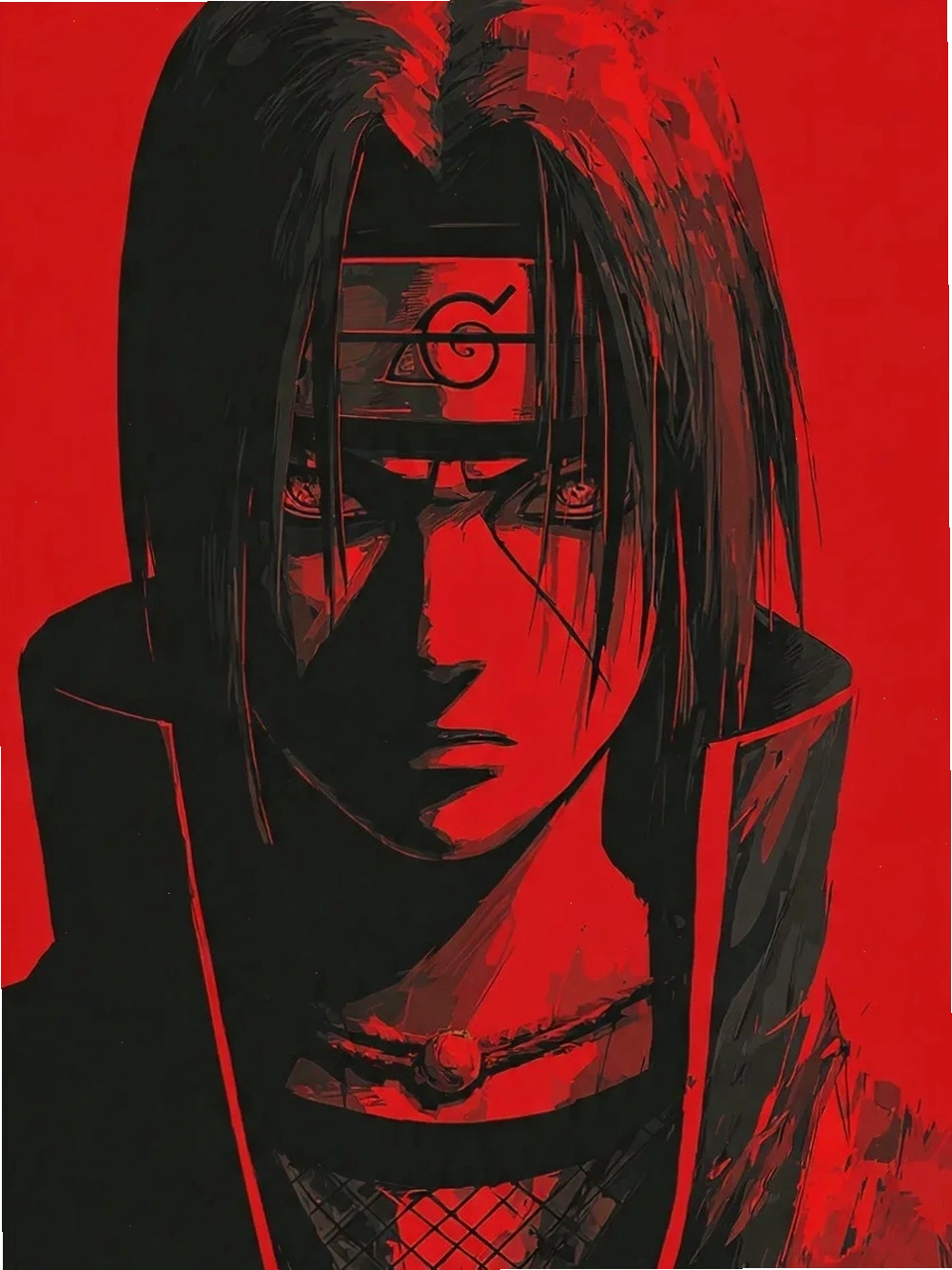 Hình ảnh Itachi Uchiha với phong thái điềm tĩnh