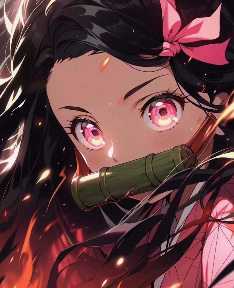 Hình ảnh Nezuko Chibi dễ thương