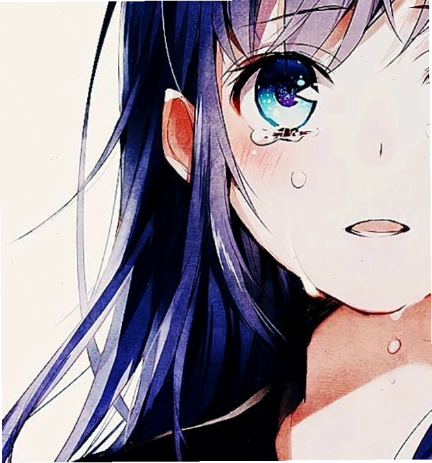 Hình ảnh nữ anime buồn khóc đầy tuyệt vọng