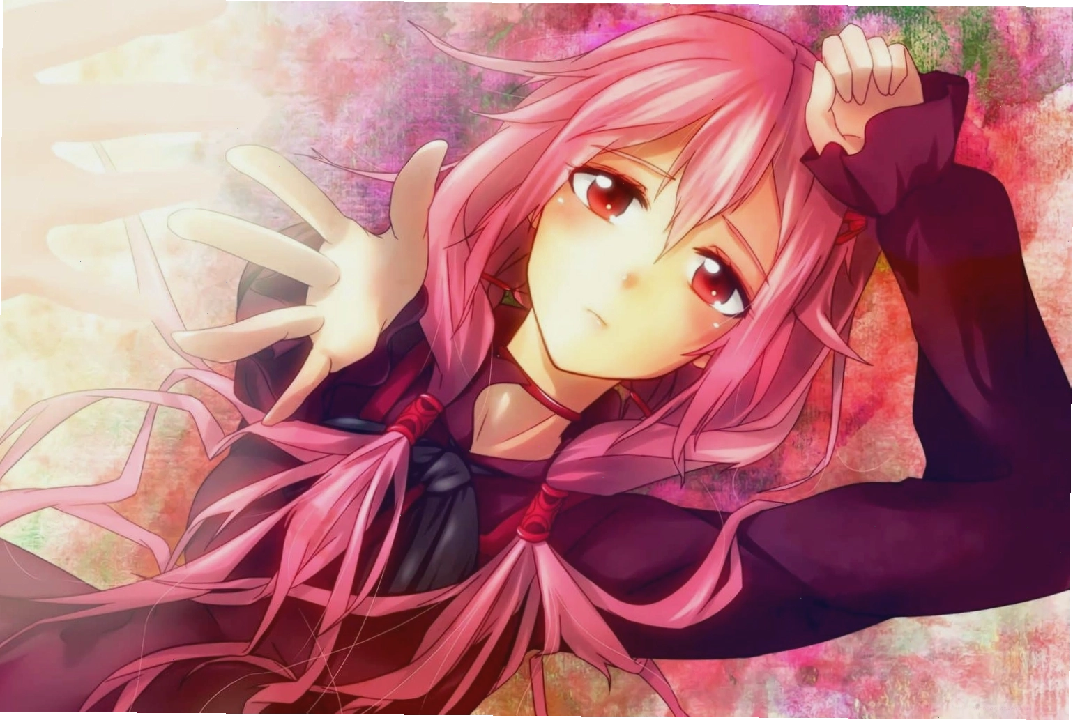 Hình ảnh nữ anime buồn với đôi mắt ngấn lệ