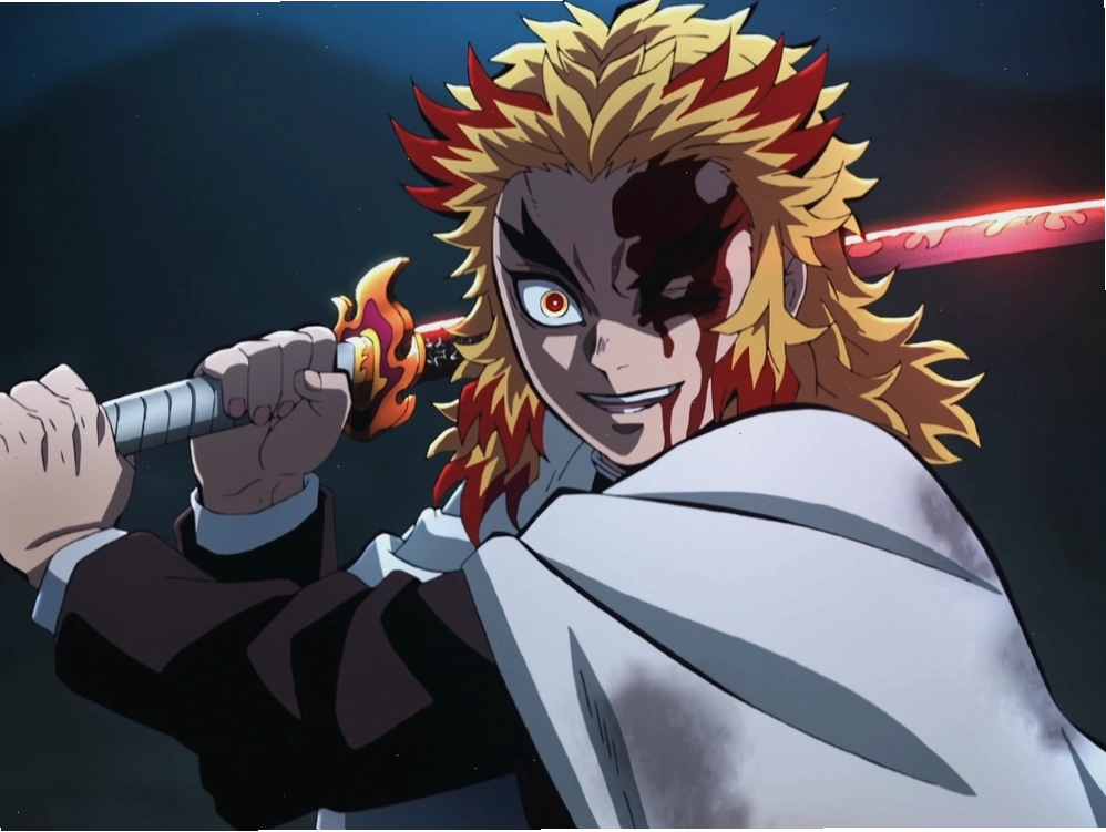 Hình ảnh Rengoku Kyoujurou trong khoảnh khắc cuối đời