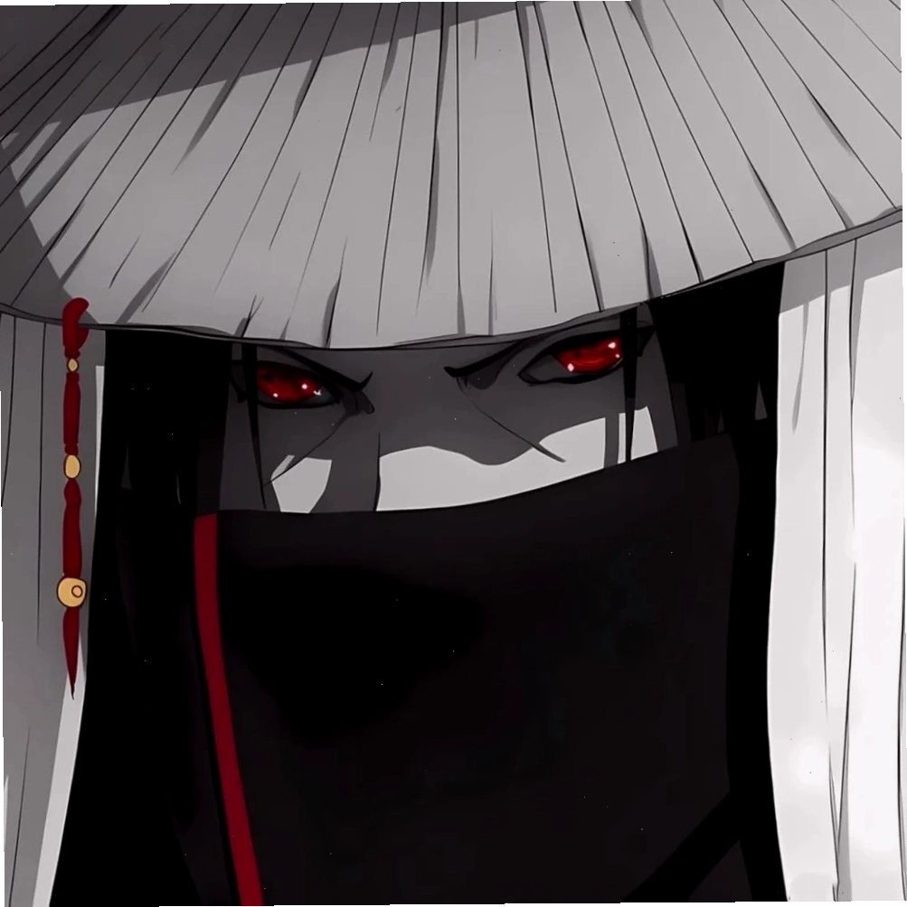 Hình ảnh Uchiha Itachi với đôi mắt Sharingan rực lửa