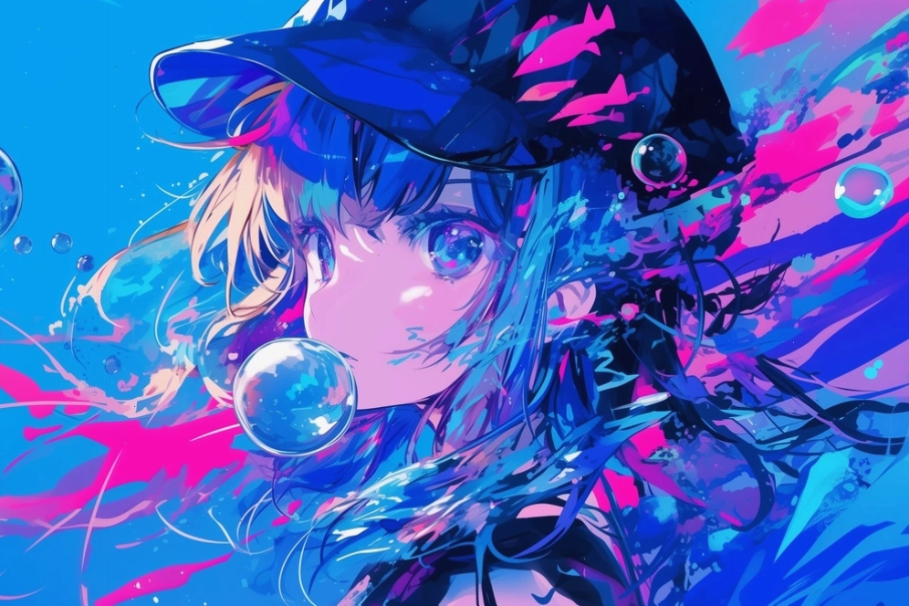 Hình anime nữ vô cảm