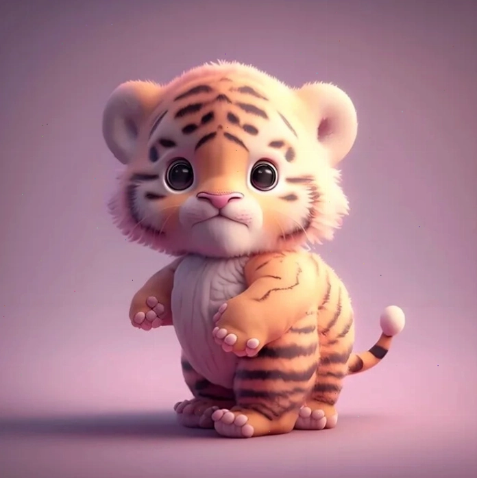 Hình hổ mập chibi