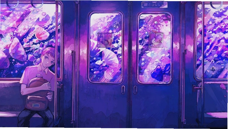 Hình nền anime con trai với gam màu trầm ấm cho điện thoại