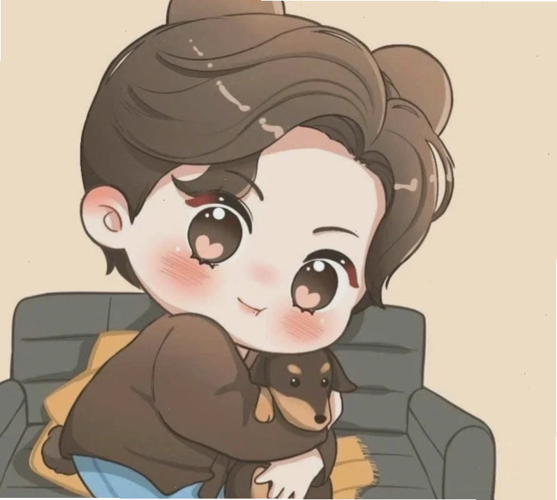 Hình nền anime nam chibi với màu sắc tươi sáng