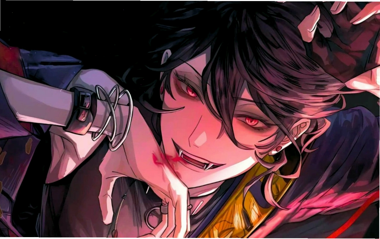 Hình nền anime với nhân vật phản diện
