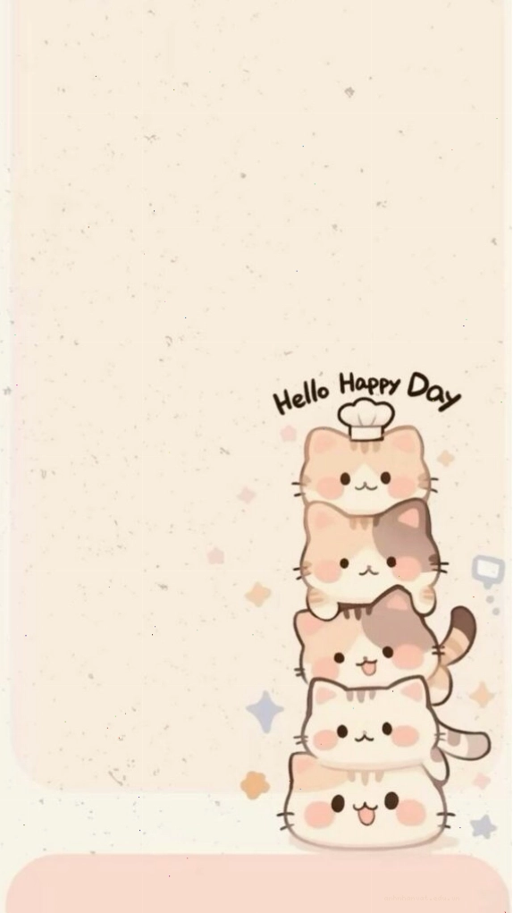 Hình nền cute có chữ, thích hợp cho điện thoại