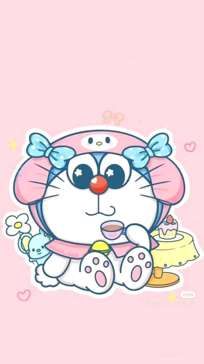 Hình nền Doremon và Nobita cute chibi