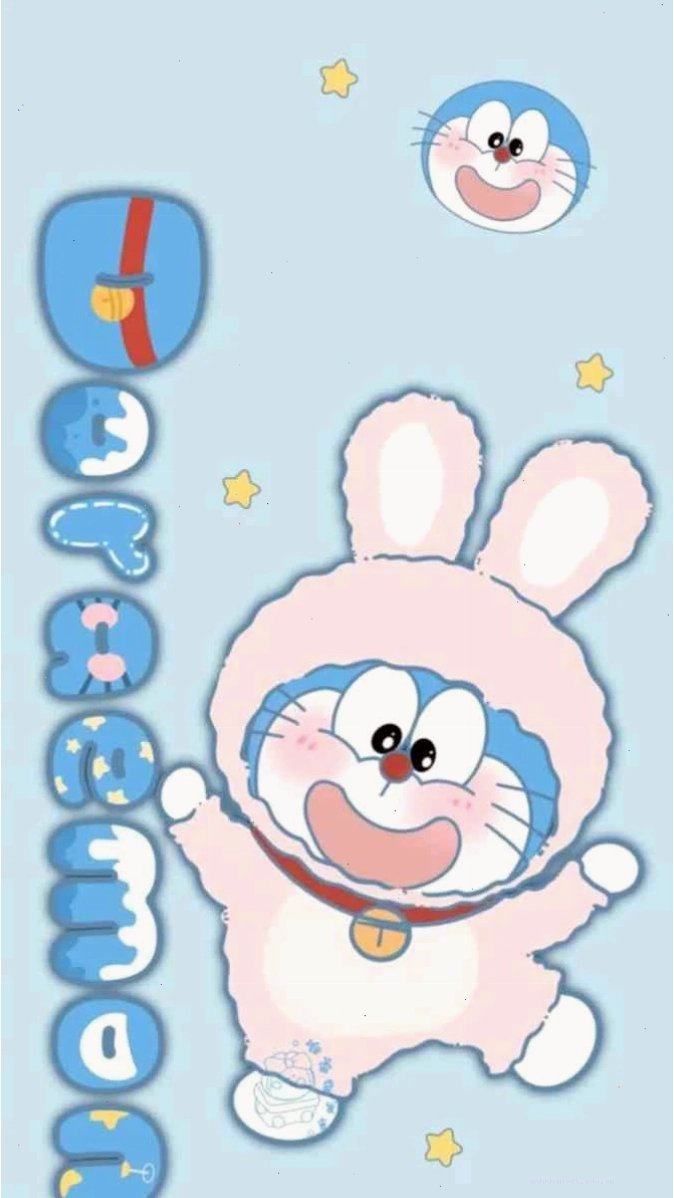 Hình nền Doremon và Nobita cute chibi dễ thương