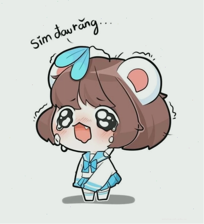 Hình nền hình Simmy chibi cute ngộ nghĩnh