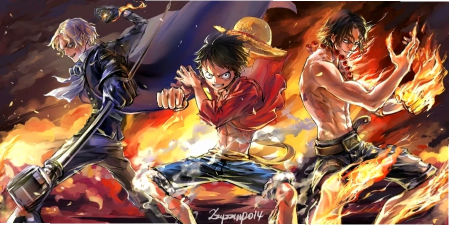 Hình nền máy tính Anime 3D 1 với hiệu ứng màu sắc rực rỡ