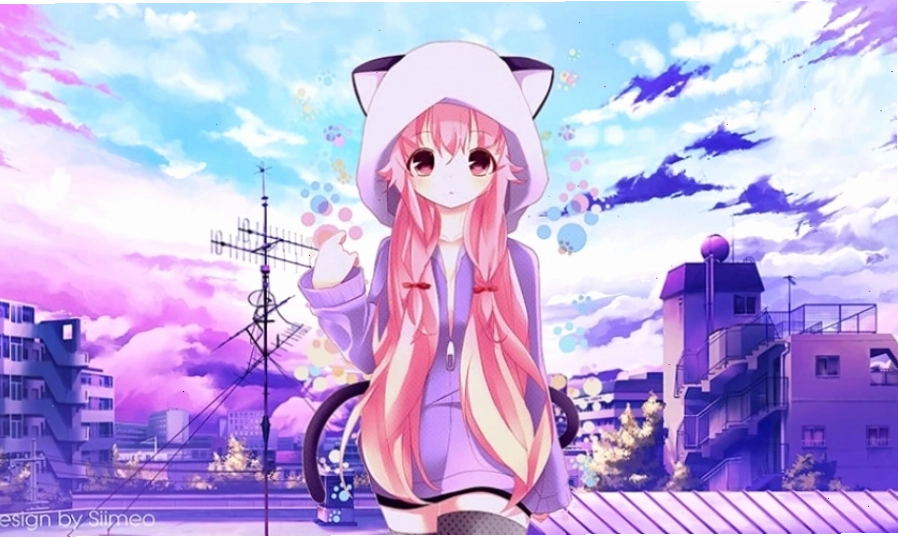 Hình nền máy tính Anime cute 8 với chi tiết 3D sắc nét