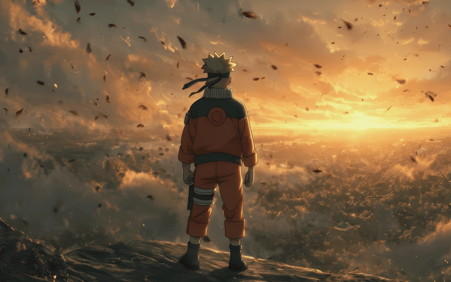 Hình nền Naruto Uzumaki cực ngầu với đôi mắt xanh biếc