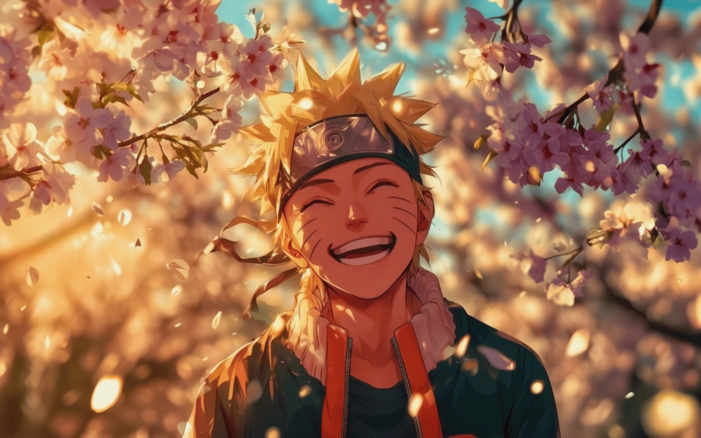 Hình nền Naruto Uzumaki cười rạng rỡ