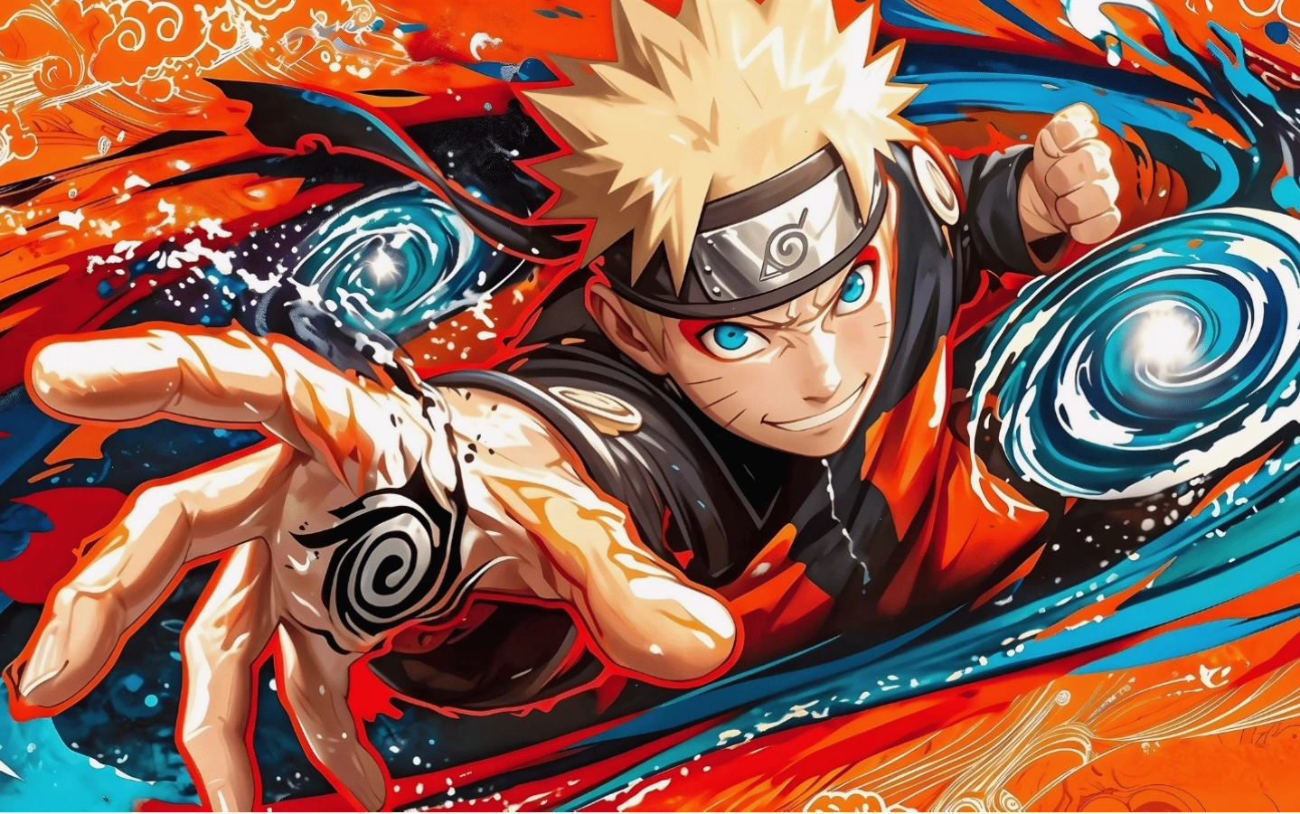 Hình nền Naruto Uzumaki kiên cường đối mặt thử thách