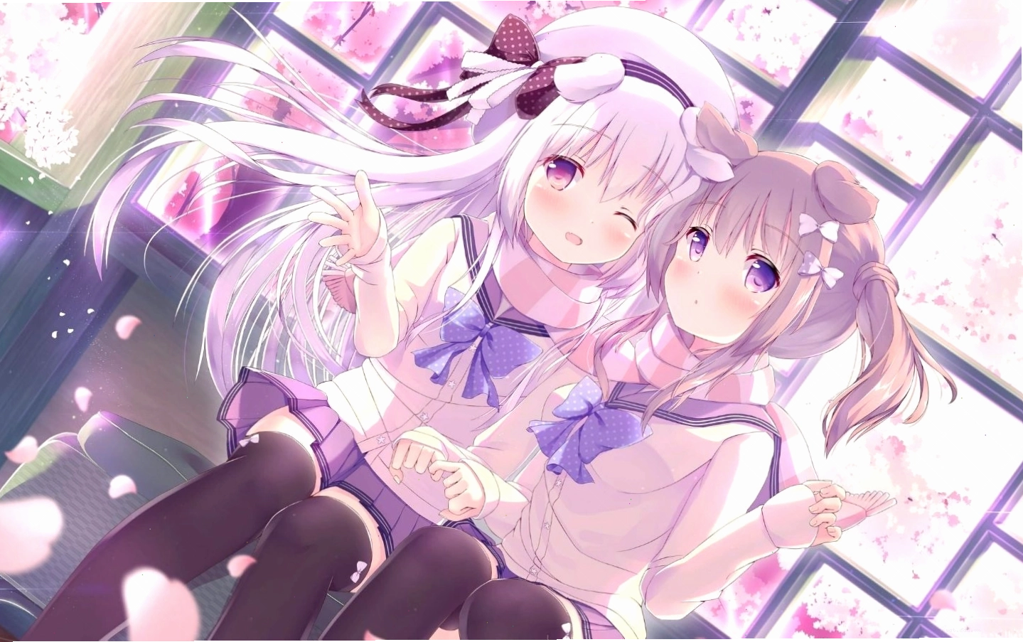 Hình nền nhân vật anime cute đáng yêu trong cuộc sống thường nhật