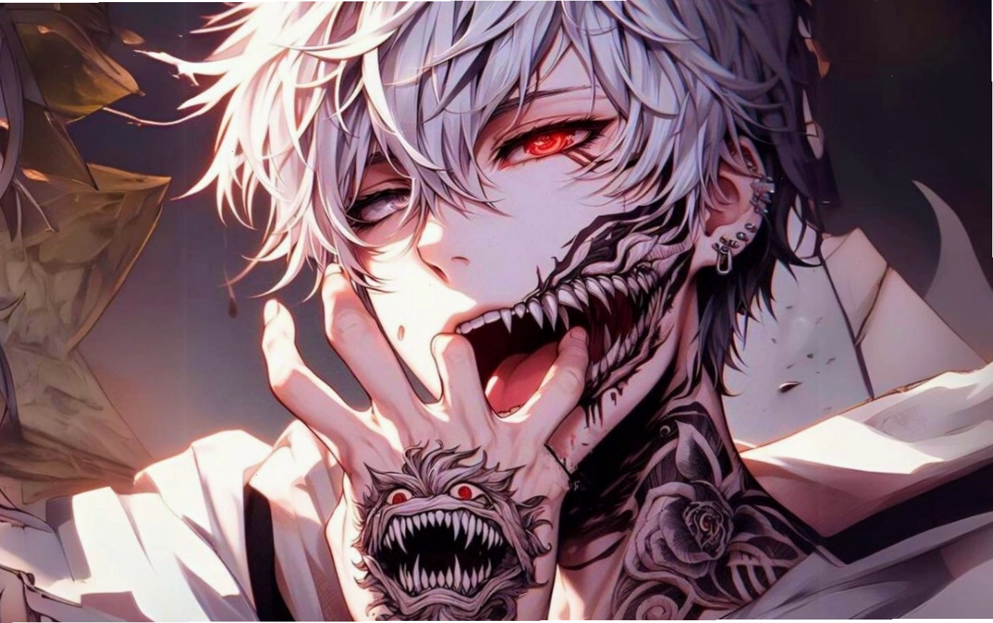 Hình nền nhân vật anime đầy lạnh lùng và cuốn hút trong trang phục chiến đấu