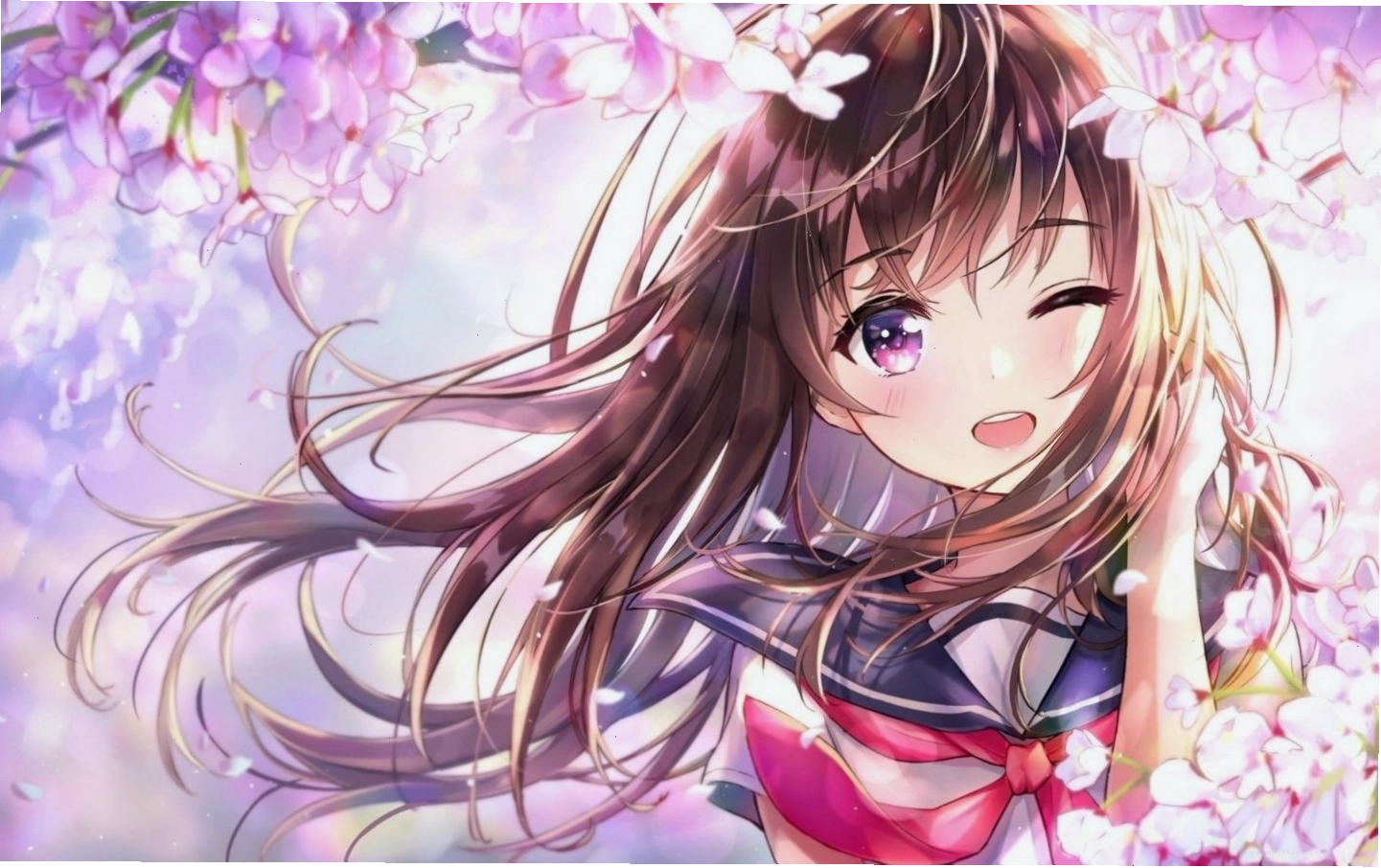 Hình nền nhân vật anime nữ cực đáng yêu