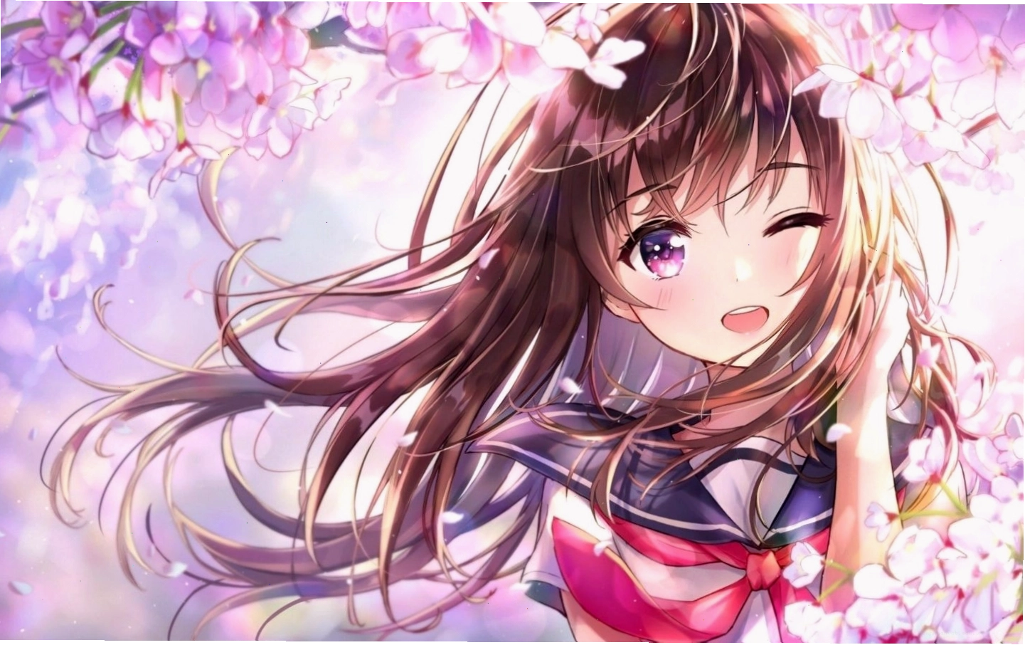 Hình nền nhân vật anime nữ cực đáng yêu và dịu dàng