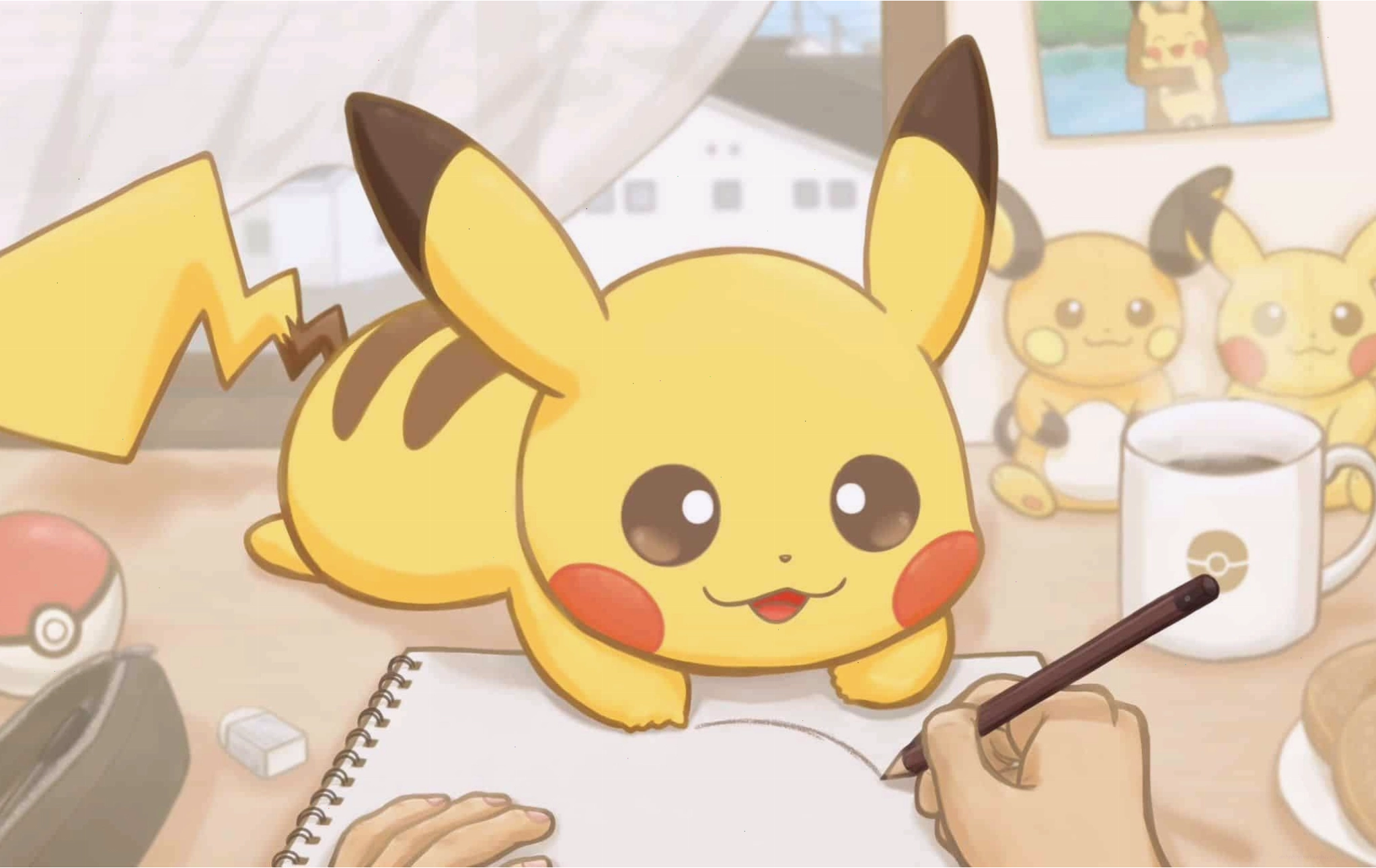 Hình nền Pikachu chibi cute nhất mọi thời đại