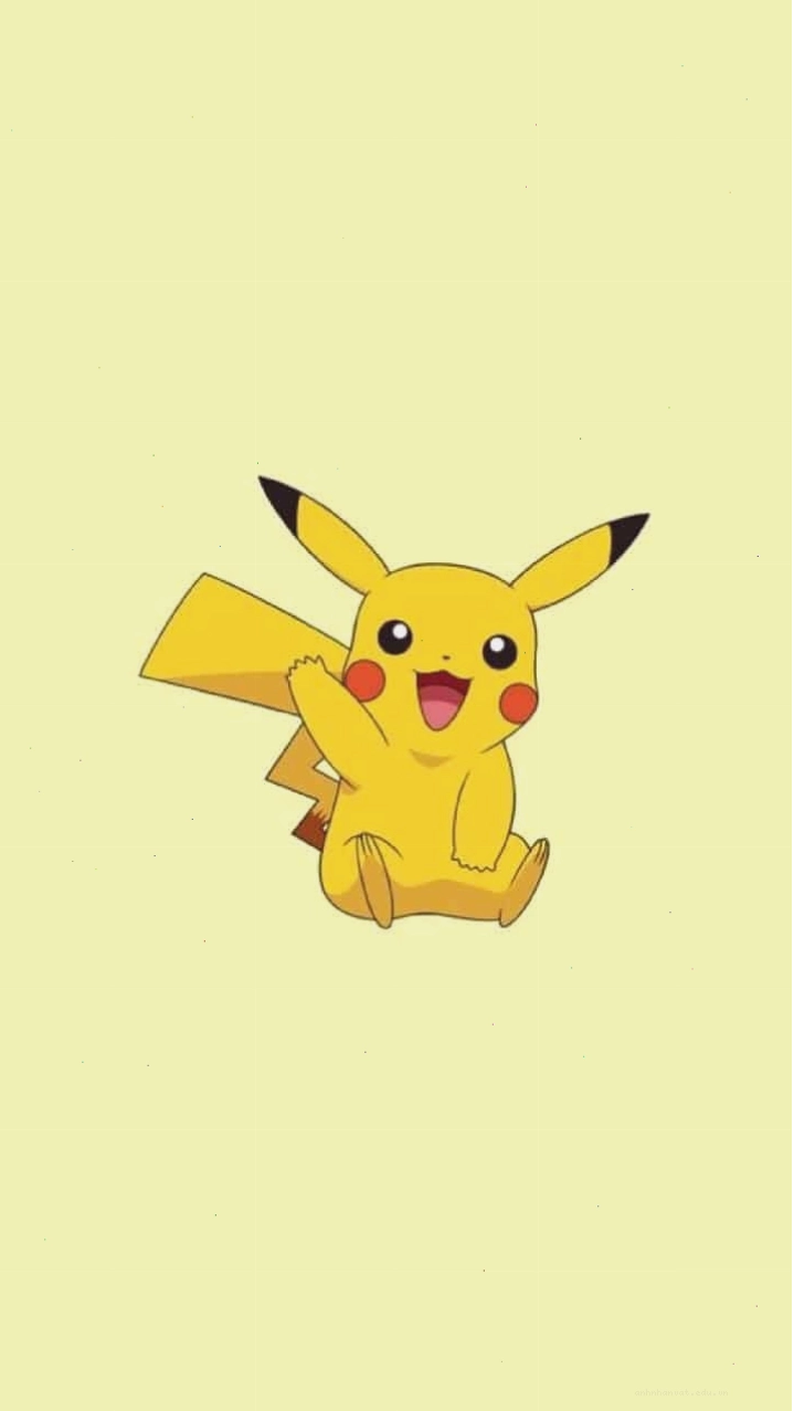 Hình nền Pikachu đơn giản nhưng thu hút