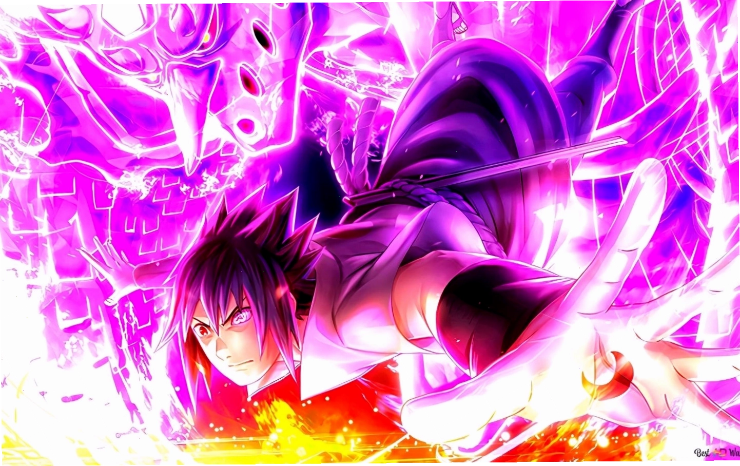 Hình nền Sasuke trong phiên bản mạnh nhất