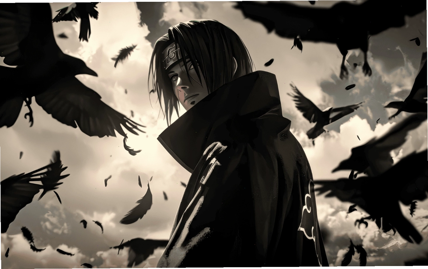Hình nền Sasuke Uchiha 4K ngầu với đôi mắt Sharingan