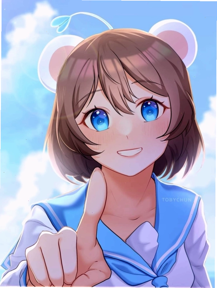 Hình nền Simmy anime chibi cute trong sáng