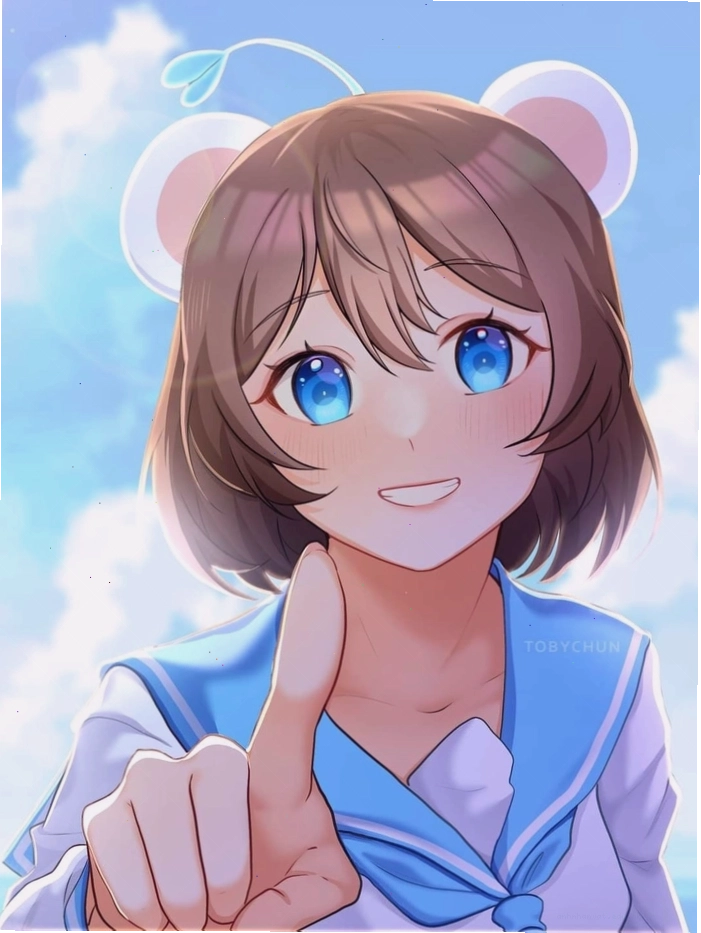 Hình nền Simmy anime chibi mang nét trong sáng