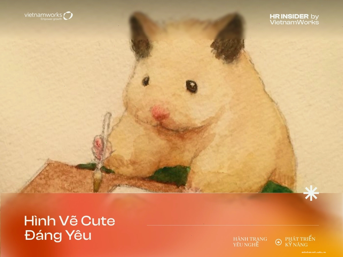 Hình vẽ anime dễ thương theo phong cách chibi