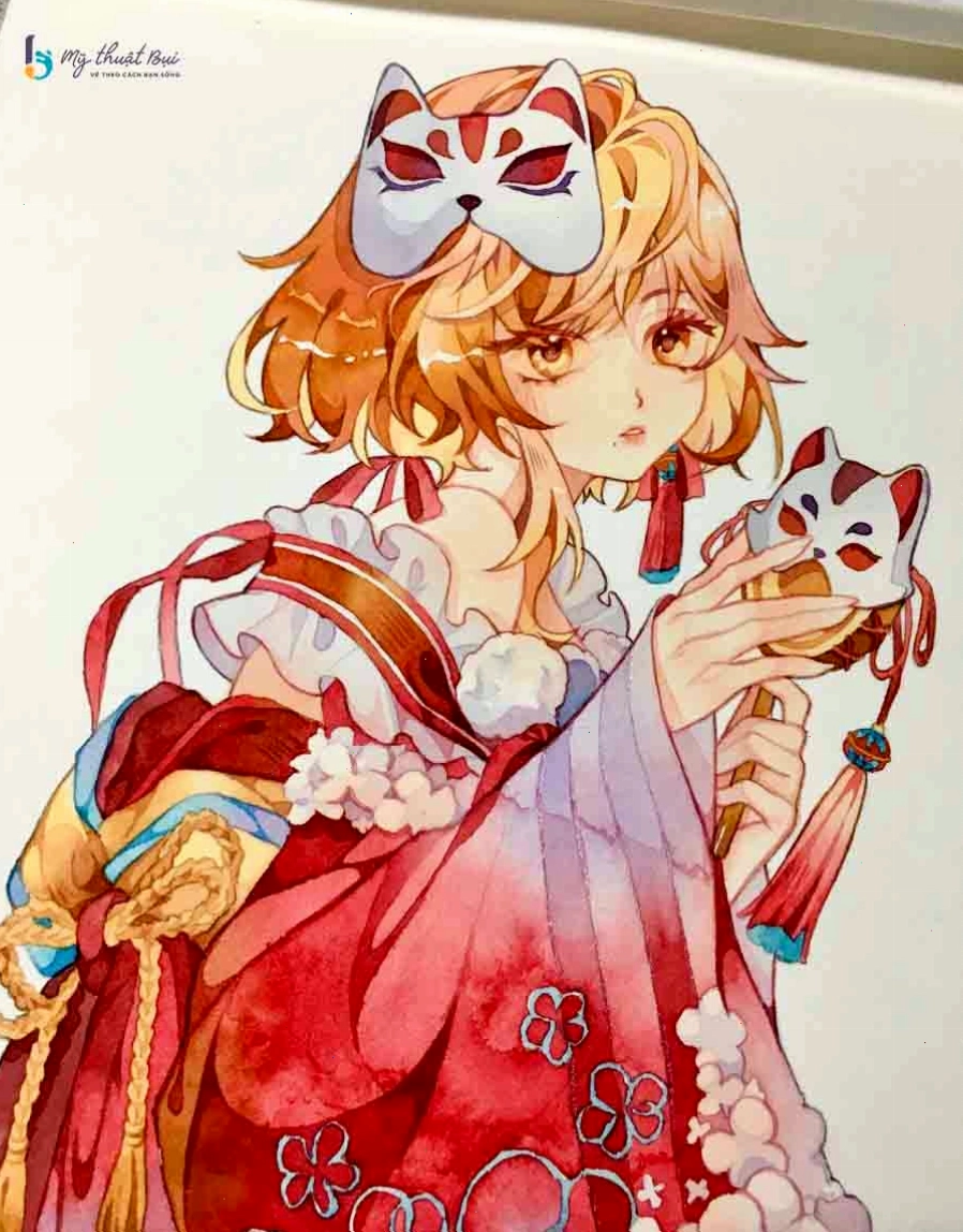 Hướng dẫn vẽ anime nữ đơn giản từng bước