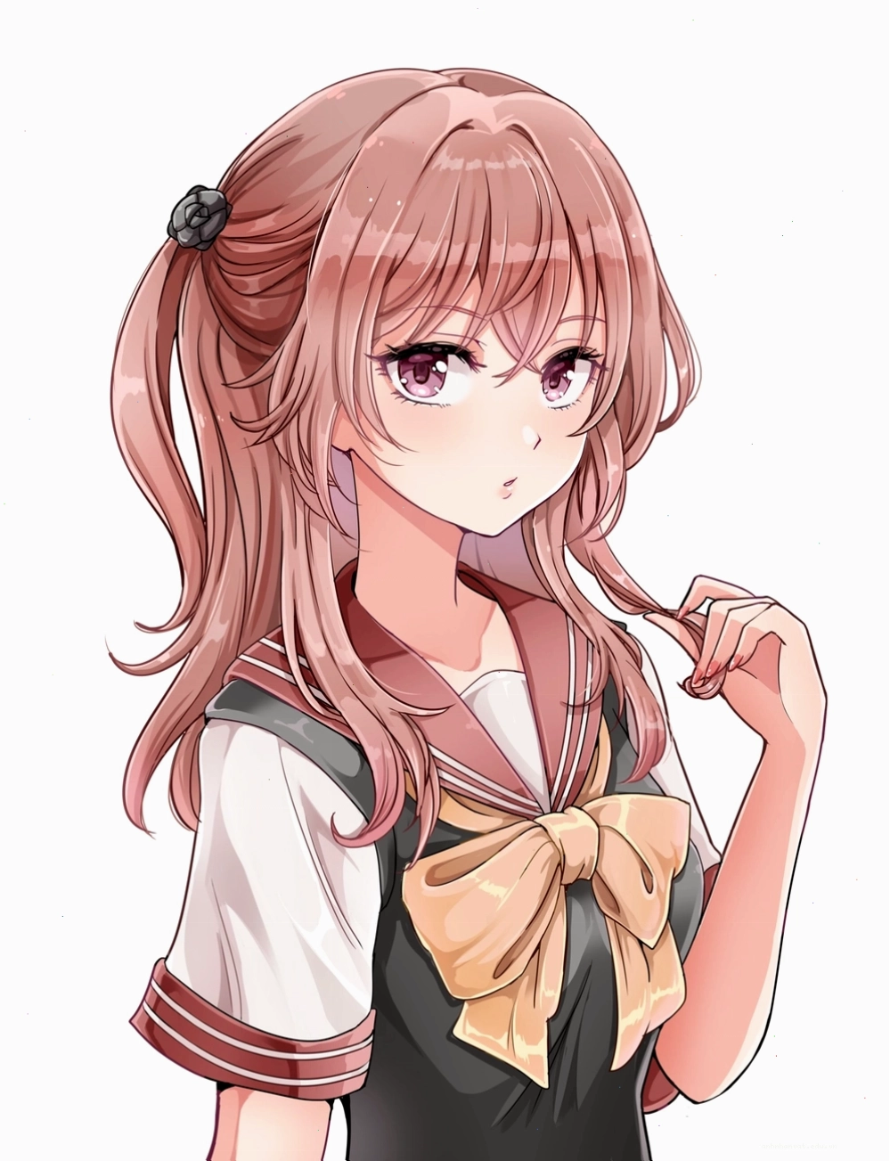 Inui Sajuna với biểu cảm đáng yêu trong bộ anime