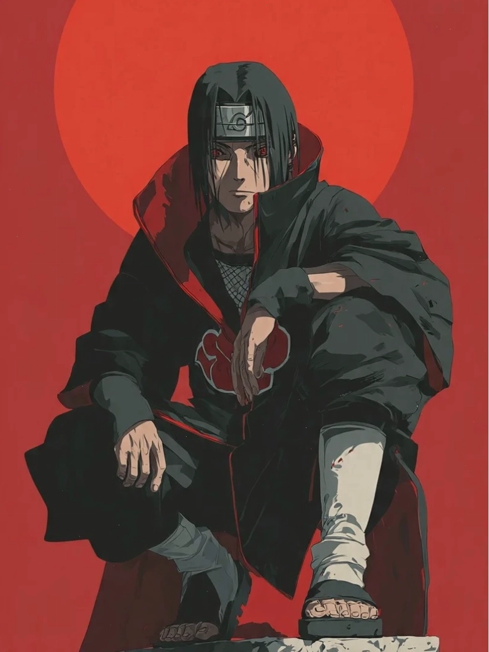Itachi Uchiha chiến đấu với Susanoo