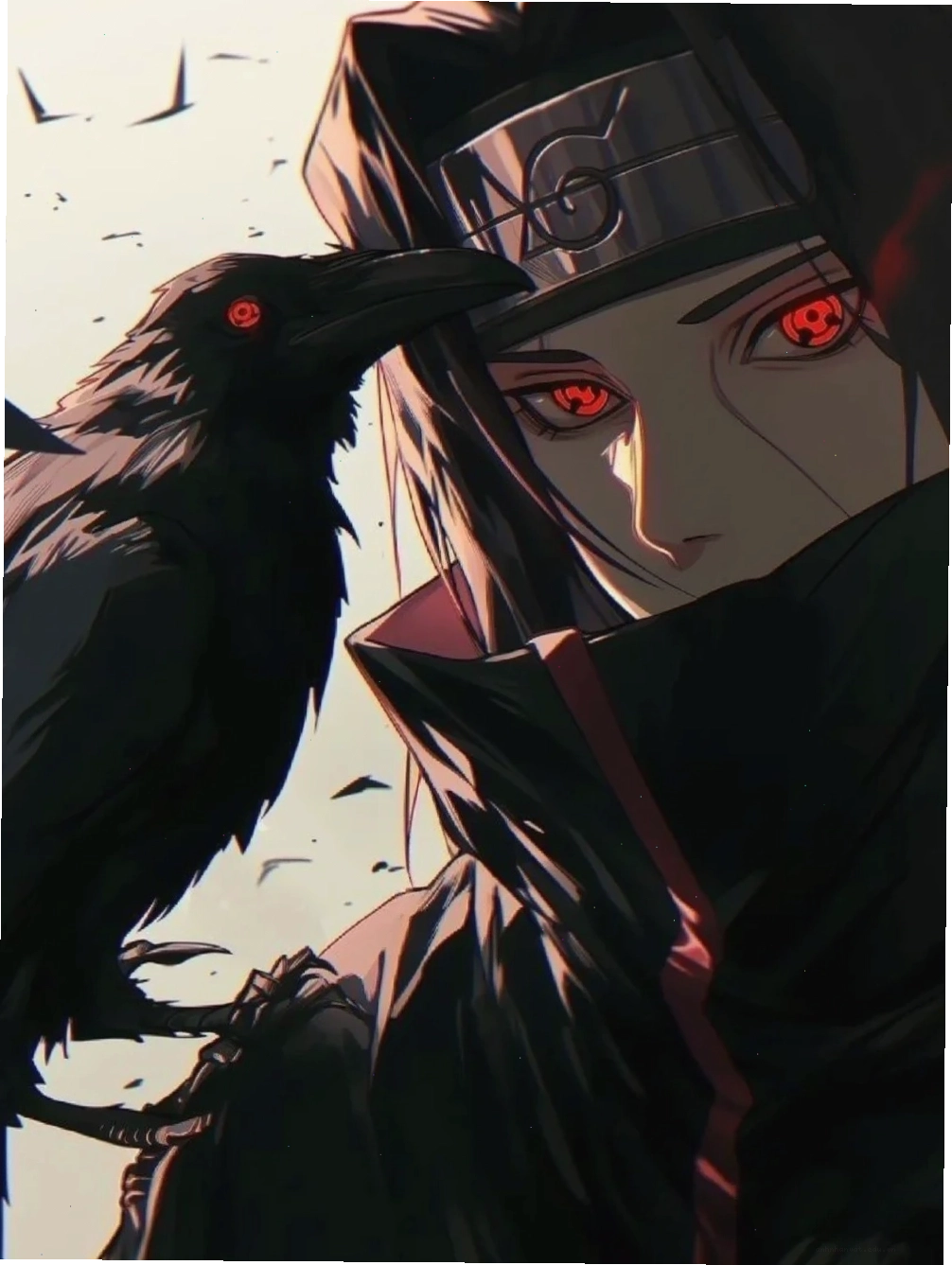 Itachi Uchiha thể hiện kỹ năng nhẫn thuật