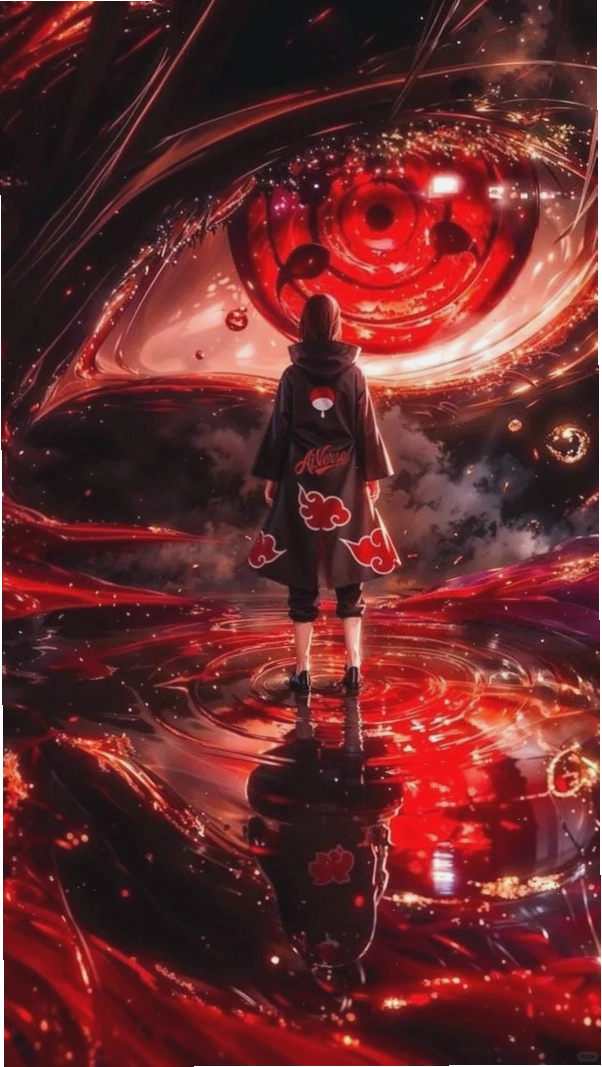 Itachi Uchiha thi triển nhẫn thuật
