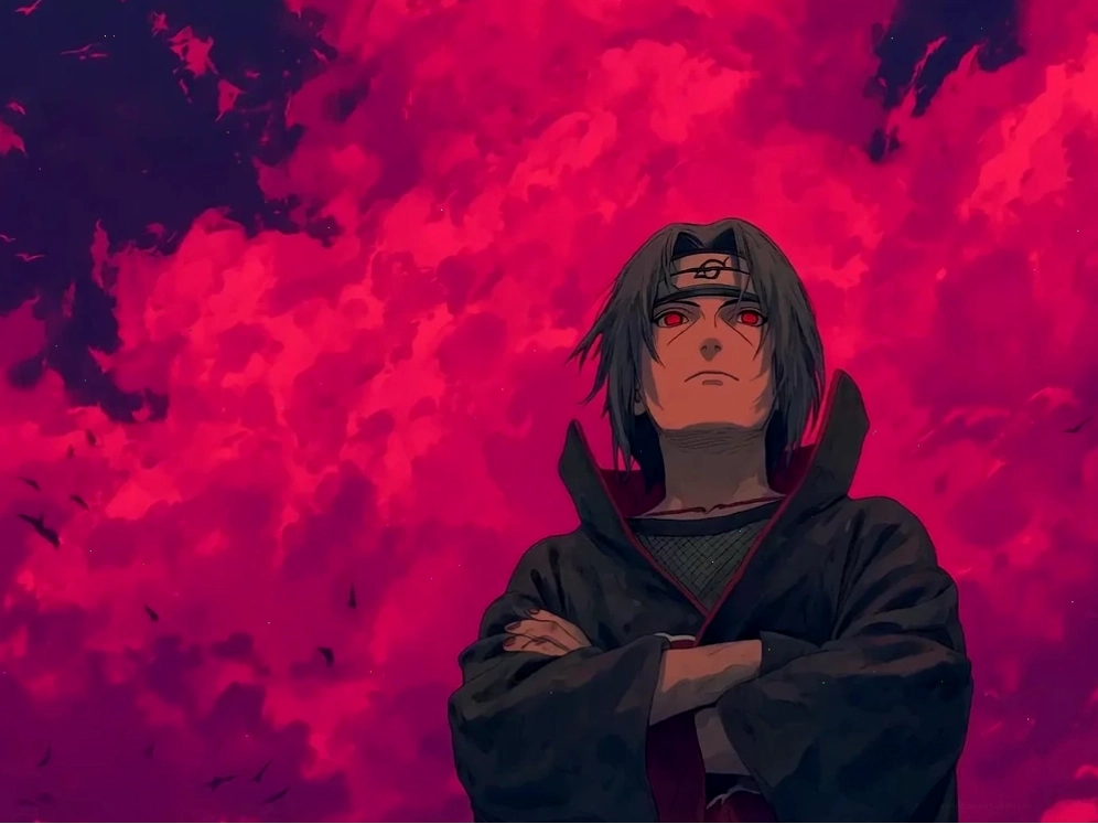 Itachi Uchiha trong một khoảnh khắc suy tư