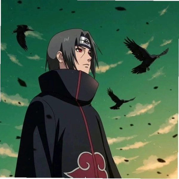 Itachi Uchiha với ánh mắt sắc bén