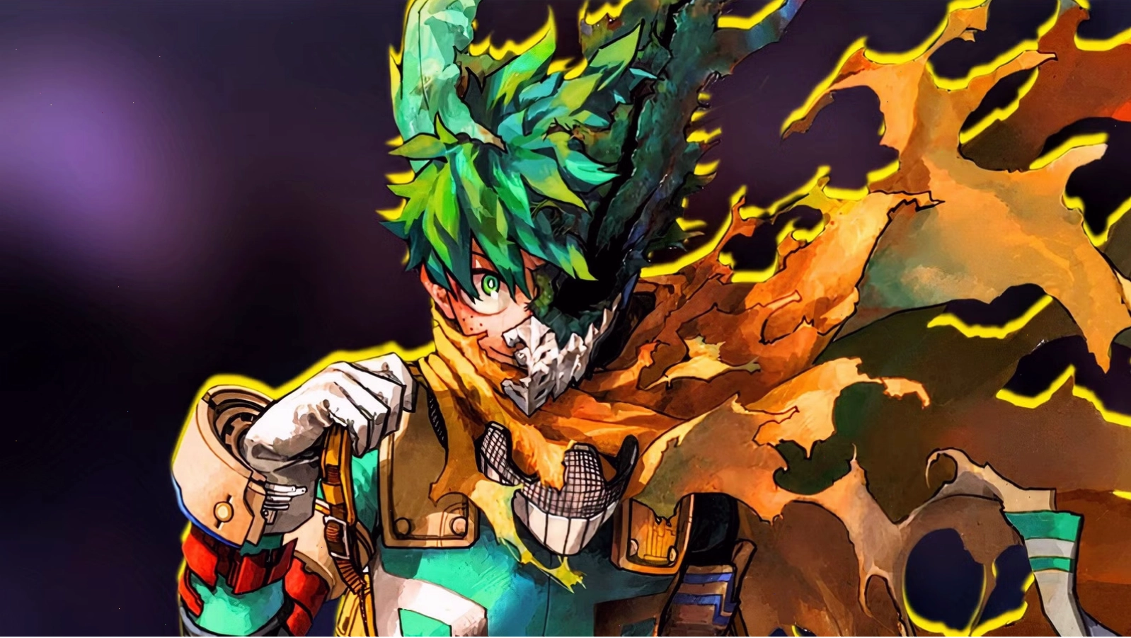 Izuku Midoriya (Deku) khi trưởng thành với sức mạnh One For All