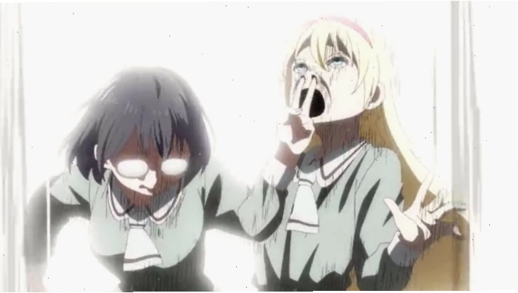 Kasumi trả thù Olivia trong Asobi Asobase