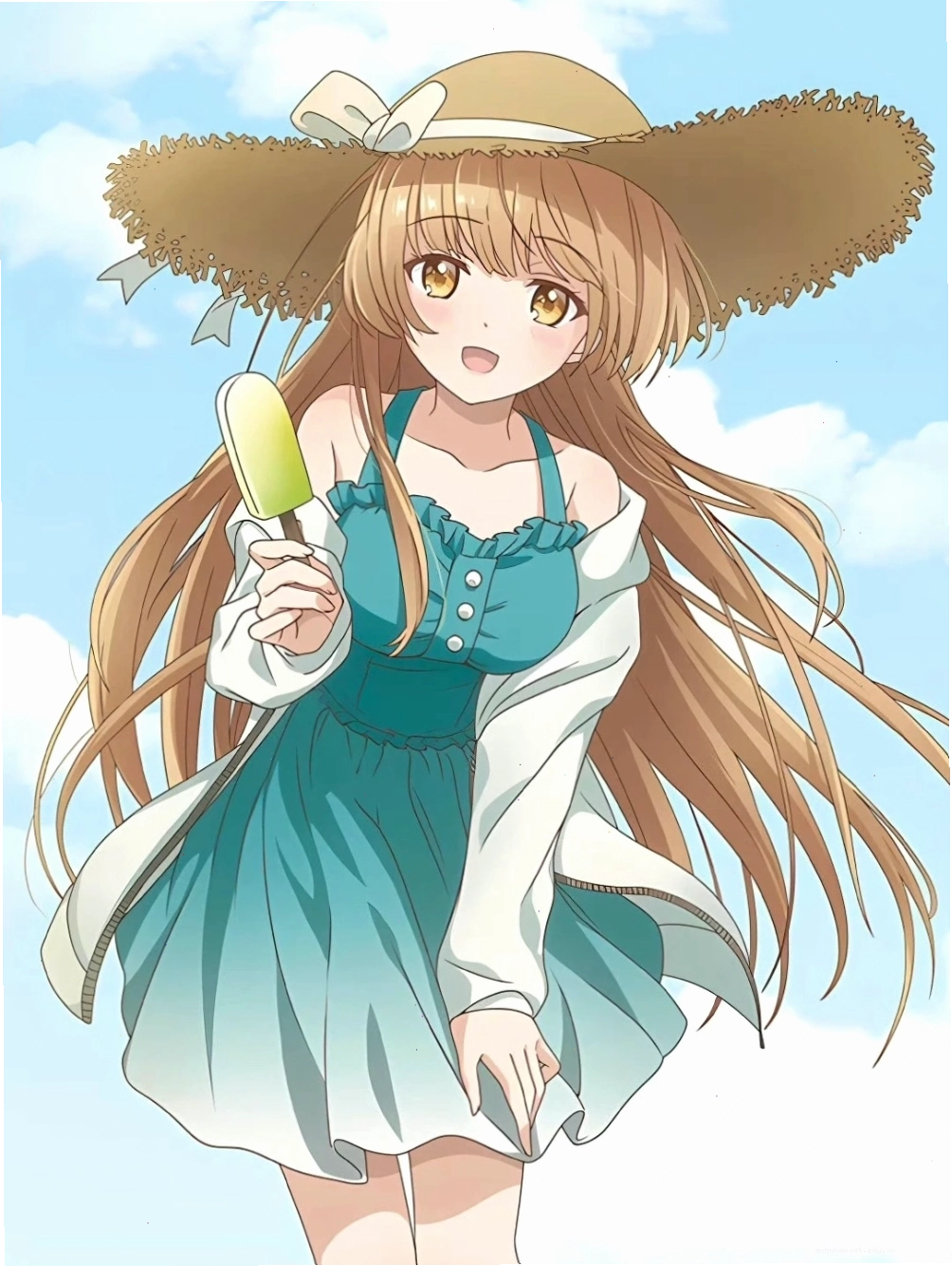 Mahiru Shiina nhìn xa xăm